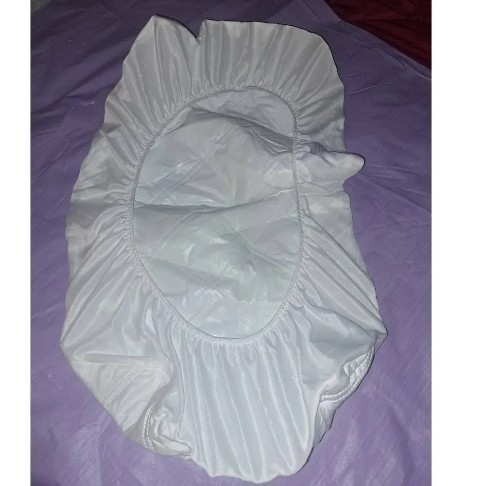 2 pack Universal Rectangle Waterproof Infant Bassinet Mattress Pad Covers